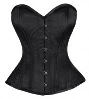 STEAMPUNK STORY Black steel bones elegant aristocrat Steampunk corset 143
