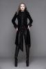 STEAMPUNK STORY CT04101 Veste femme en velours noir avec broderies, faux 2pcs, gothique lgant aristocrate