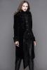 STEAMPUNK STORY CT04101 Veste femme en velours noir avec broderies, faux 2pcs, gothique lgant aristocrate