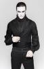 STEAMPUNK STORY Y-743BK-ST Black sleeveless man jacket, elegant gothic aristocrat vampire, Punk Rave