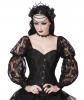 Lace Overlay black Overbust C...