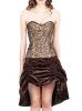 Robe corset steampunk marron ...