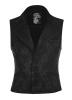 Black Sleeveless Vest with ...