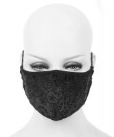 STEAMPUNK STORY MK028 Masque en tissu noir avec motifs lgant baroque, mode