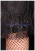 STEAMPUNK STORY Jupe asymtrique noir avec tulle pin-up burlesque