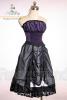 STEAMPUNK STORY Robe corset noire  baleines vintage, Lolita Troubadour