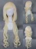 Long blond curly wig 70cm, cosplay