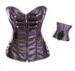 Brown purple corset steampu...