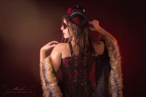 Model : Neos Pix'ie Dust, Photographer : Black Veil Photography, Clothing : STEAMPUNK STORY, Photo: 1001